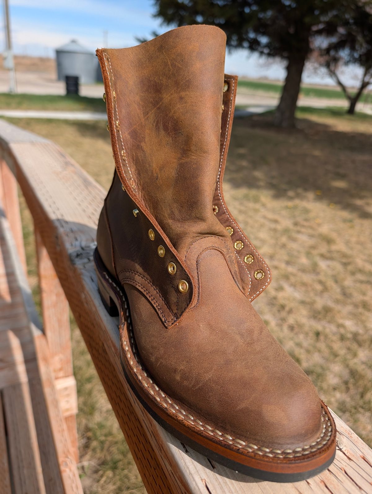 Photo by dohyde34 on March 30, 2026 of the White's Stockman in Seidel Distressed Smooth.
