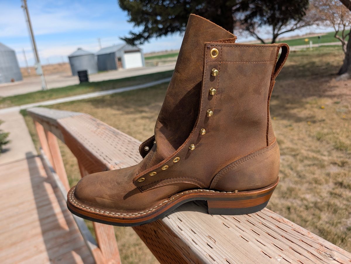 Photo by dohyde34 on March 30, 2026 of the White's Stockman in Seidel Distressed Smooth.