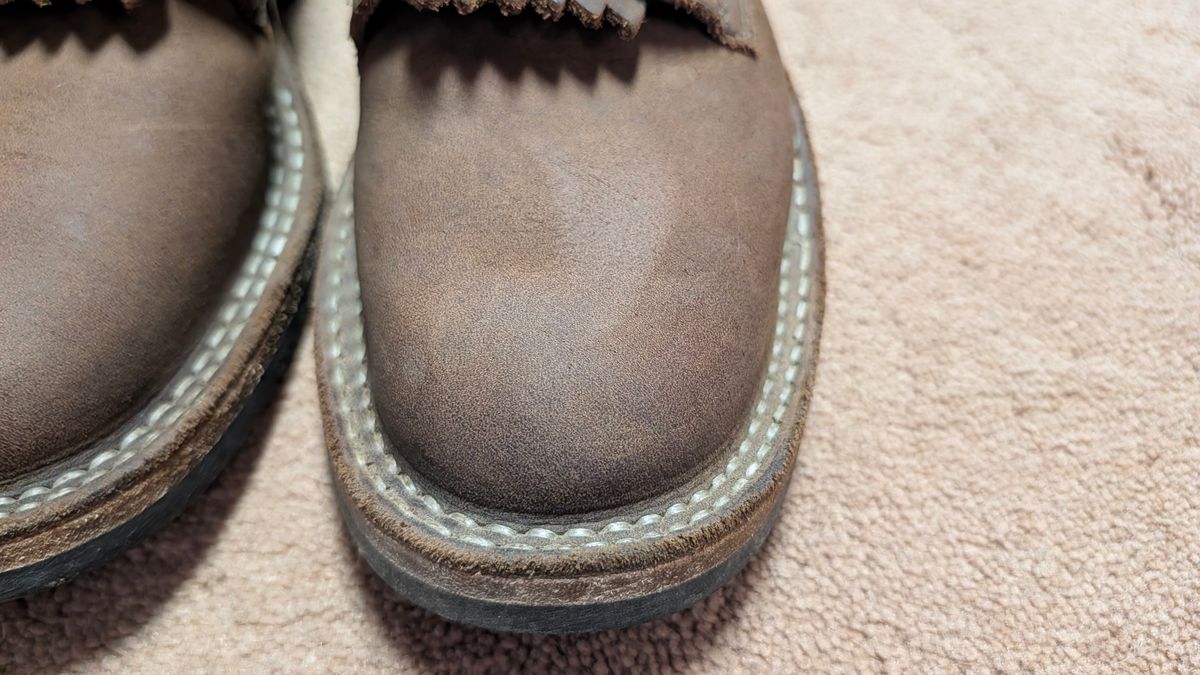 Photo by dohyde34 on April 17, 2026 of the White's Stockman in Seidel Distressed Smooth.