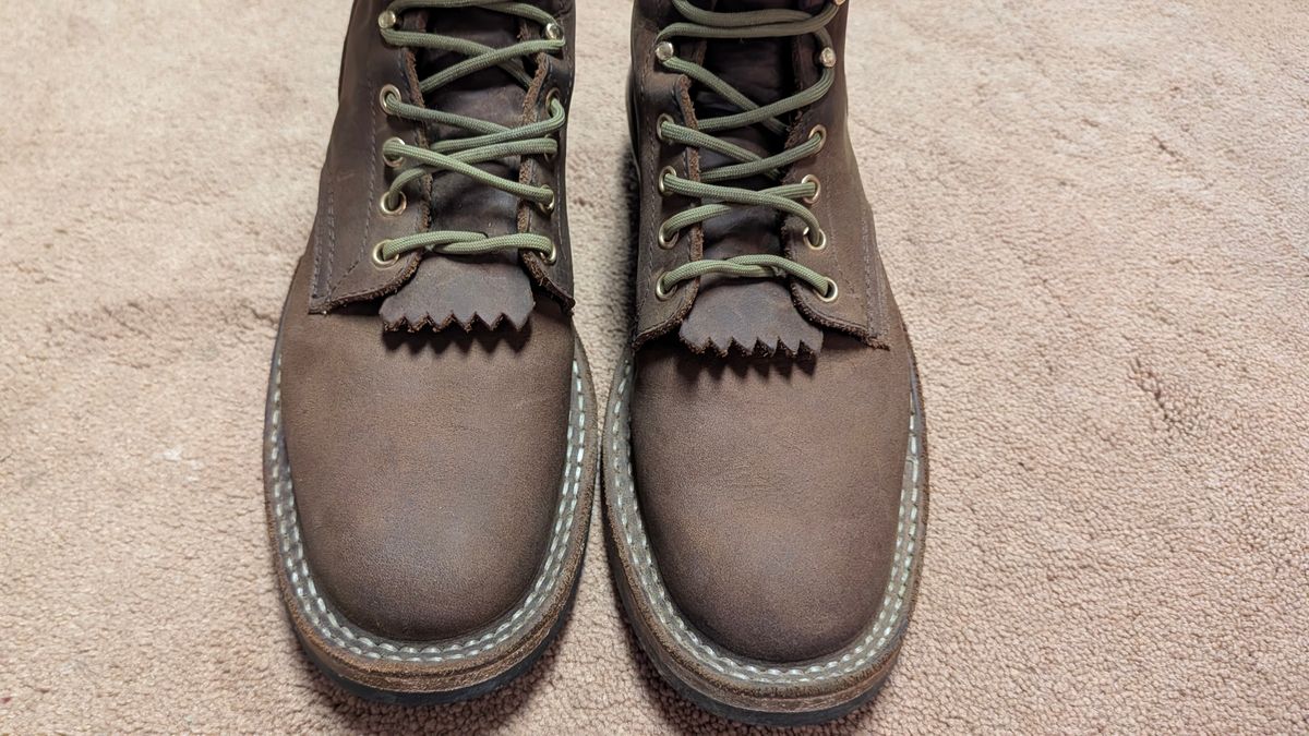 Photo by dohyde34 on April 17, 2026 of the White's Stockman in Seidel Distressed Smooth.