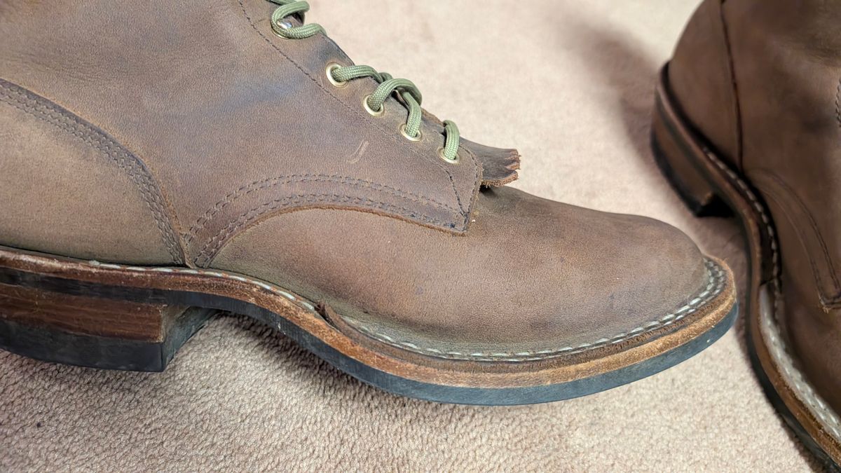 Photo by dohyde34 on April 17, 2026 of the White's Stockman in Seidel Distressed Smooth.