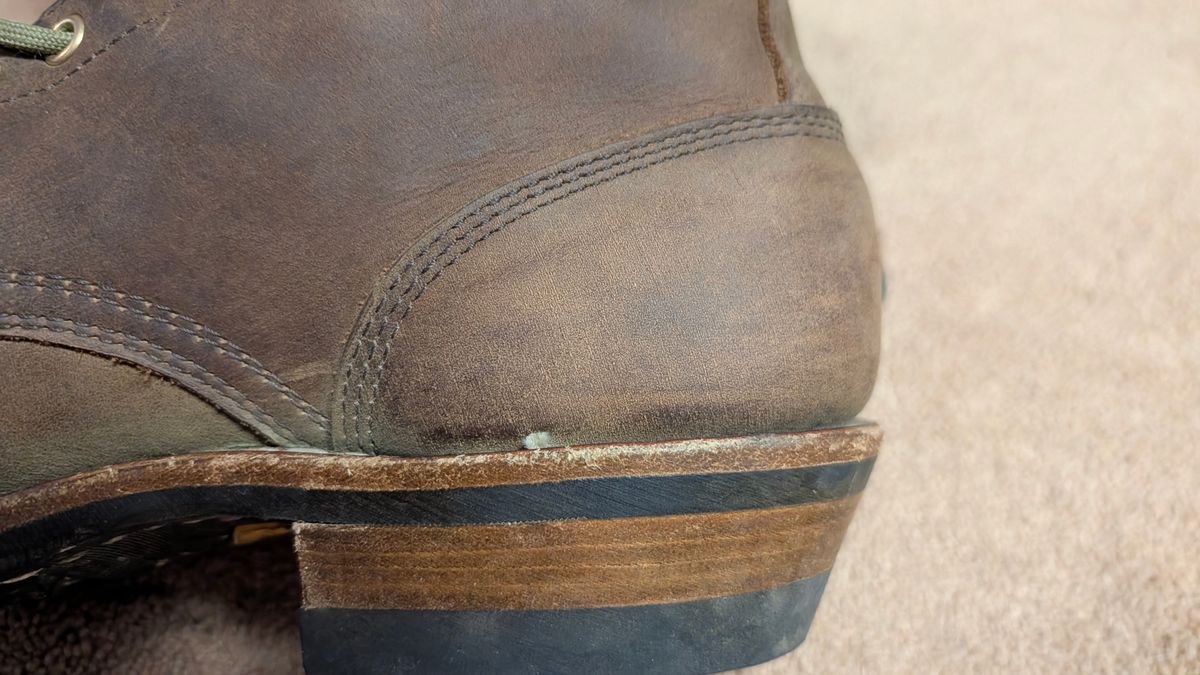 Photo by dohyde34 on April 17, 2026 of the White's Stockman in Seidel Distressed Smooth.