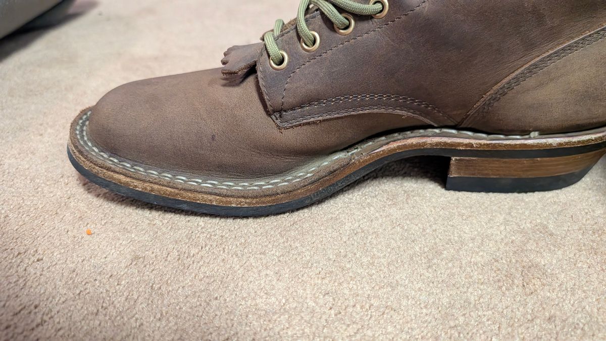 Photo by dohyde34 on April 17, 2026 of the White's Stockman in Seidel Distressed Smooth.