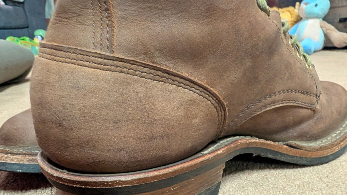 Photo by dohyde34 on April 17, 2026 of the White's Stockman in Seidel Distressed Smooth.