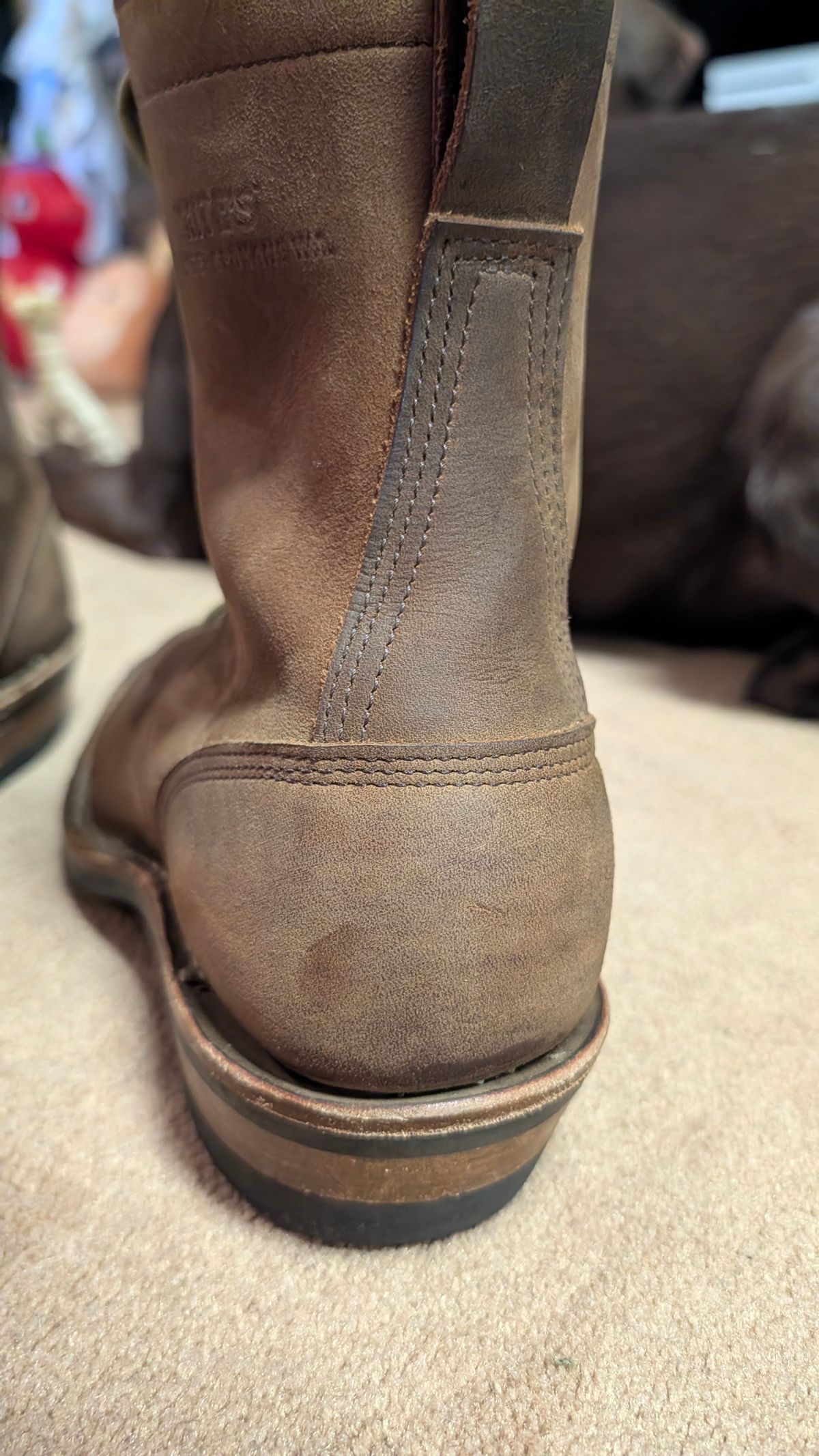 Photo by dohyde34 on April 17, 2026 of the White's Stockman in Seidel Distressed Smooth.