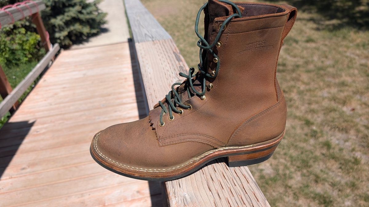 Photo by dohyde34 on April 21, 2026 of the White's Stockman in Seidel Distressed Smooth.