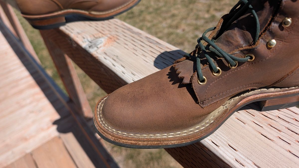 Photo by dohyde34 on April 21, 2026 of the White's Stockman in Seidel Distressed Smooth.