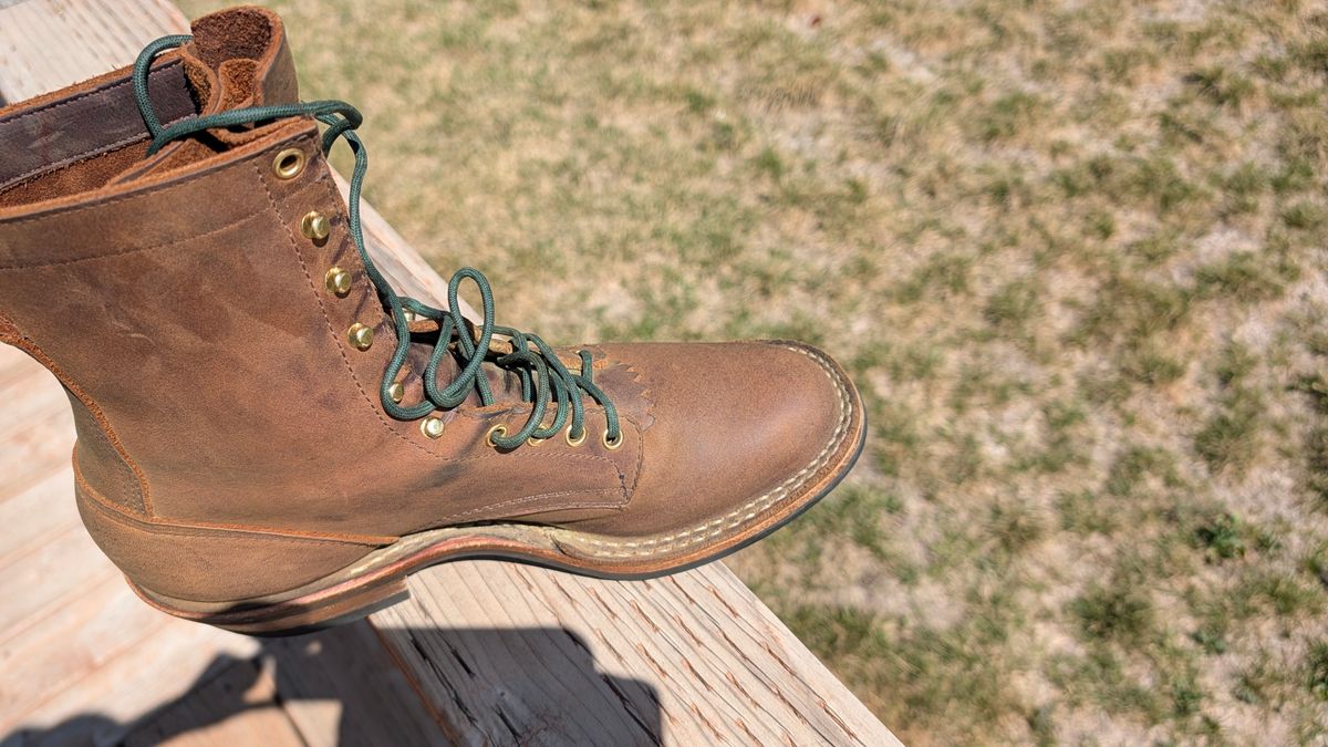 Photo by dohyde34 on April 21, 2026 of the White's Stockman in Seidel Distressed Smooth.