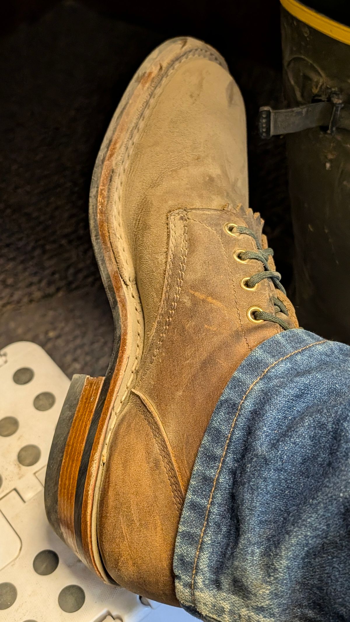 Photo by dohyde34 on April 29, 2026 of the White's Stockman in Seidel Distressed Smooth.