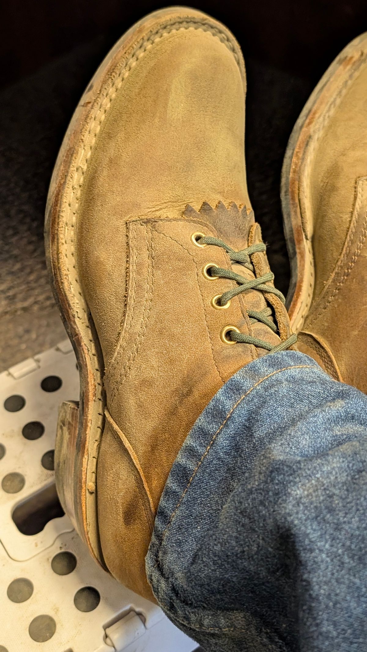 Photo by dohyde34 on April 29, 2026 of the White's Stockman in Seidel Distressed Smooth.
