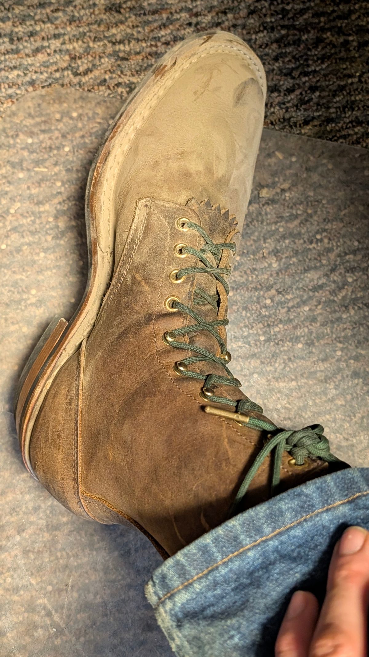 Photo by dohyde34 on April 29, 2026 of the White's Stockman in Seidel Distressed Smooth.