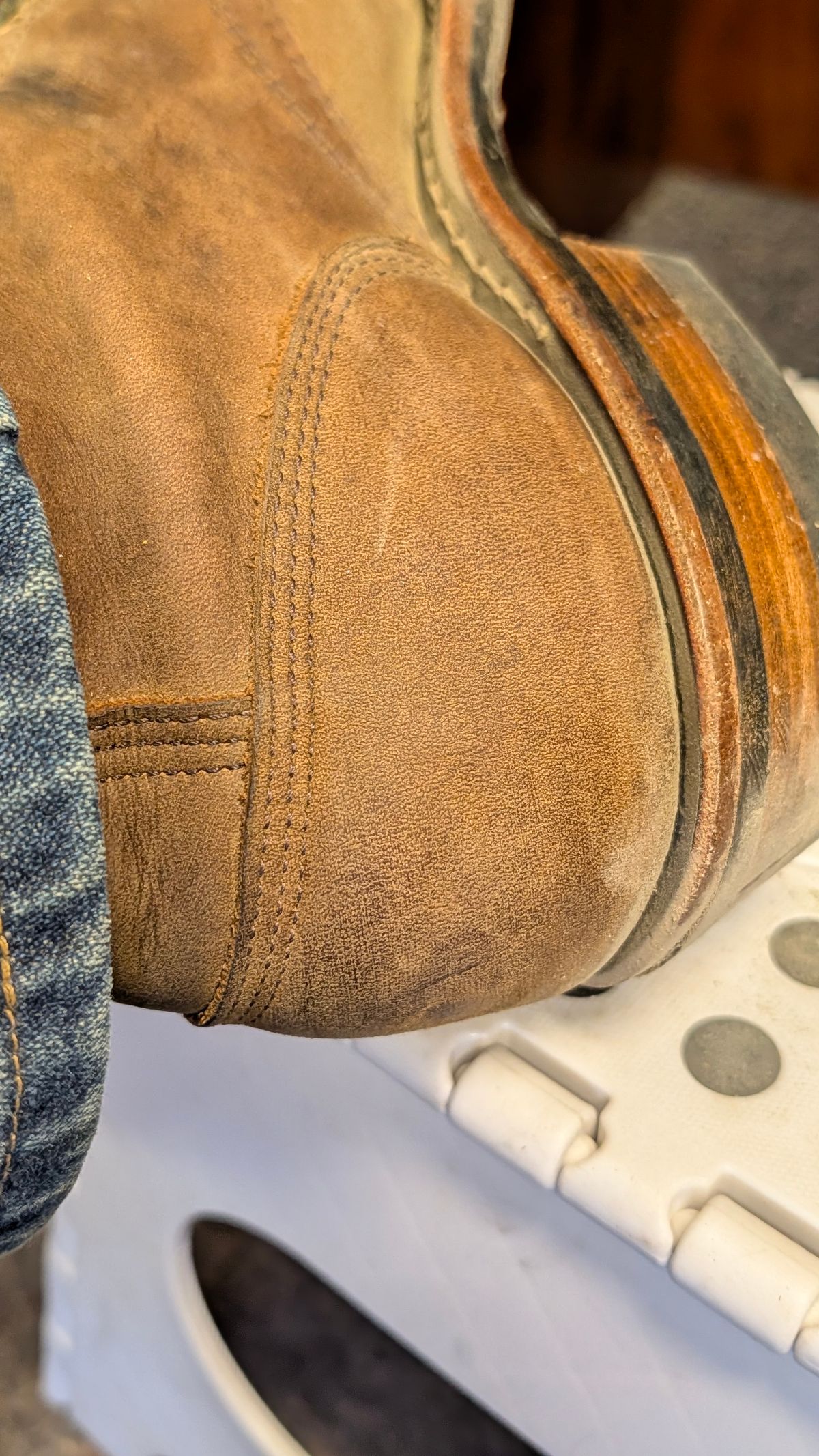 Photo by dohyde34 on April 29, 2026 of the White's Stockman in Seidel Distressed Smooth.