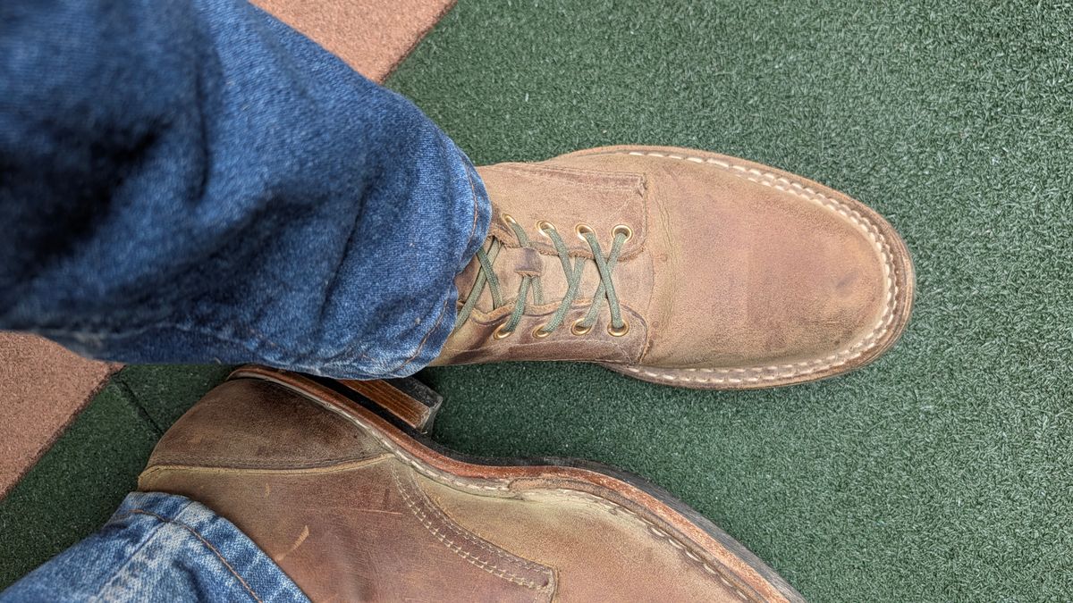 Photo by dohyde34 on June 6, 2026 of the White's Stockman in Seidel Distressed Smooth.