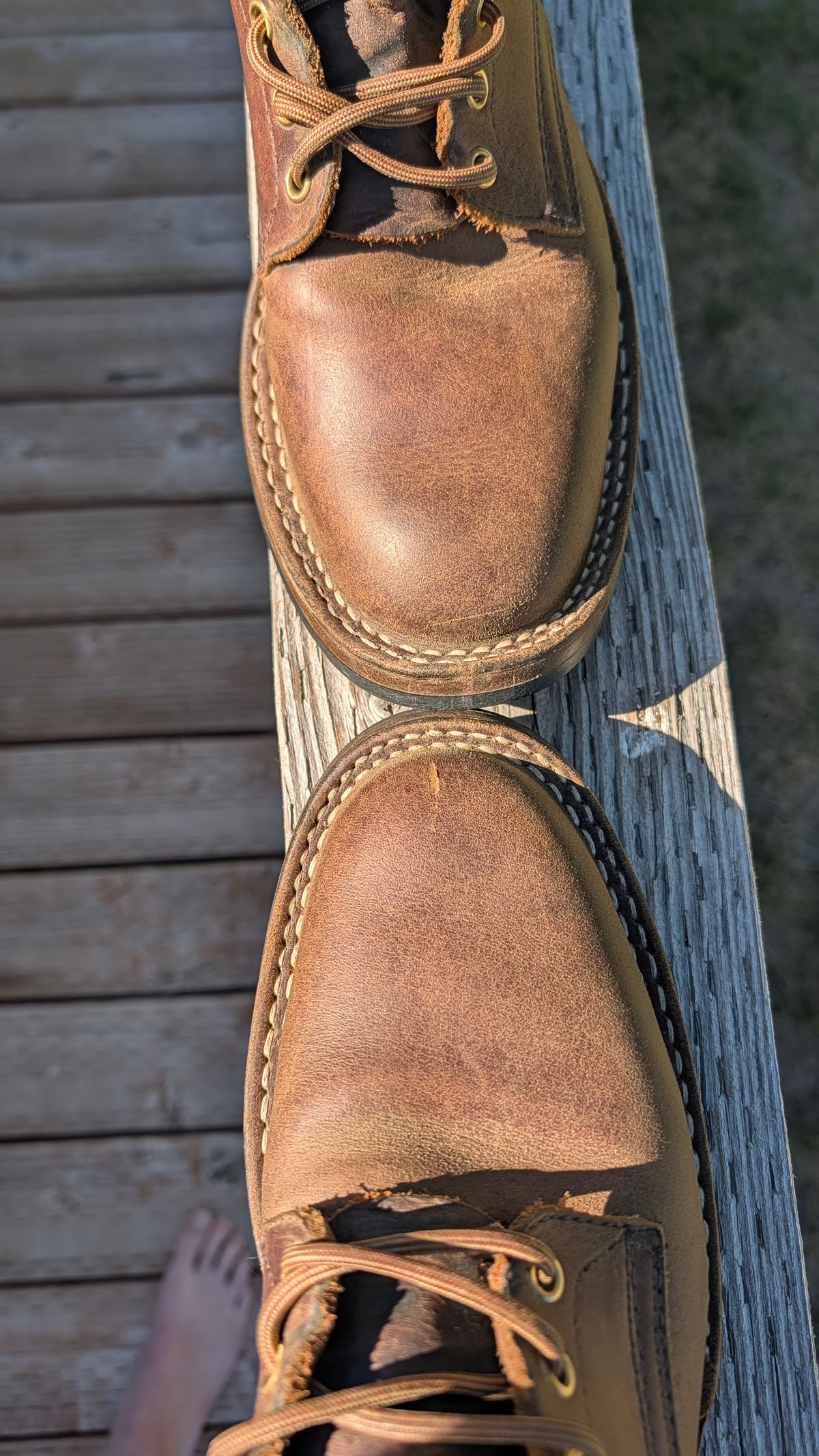 Photo by dohyde34 on June 12, 2026 of the White's Stockman in Seidel Distressed Smooth.