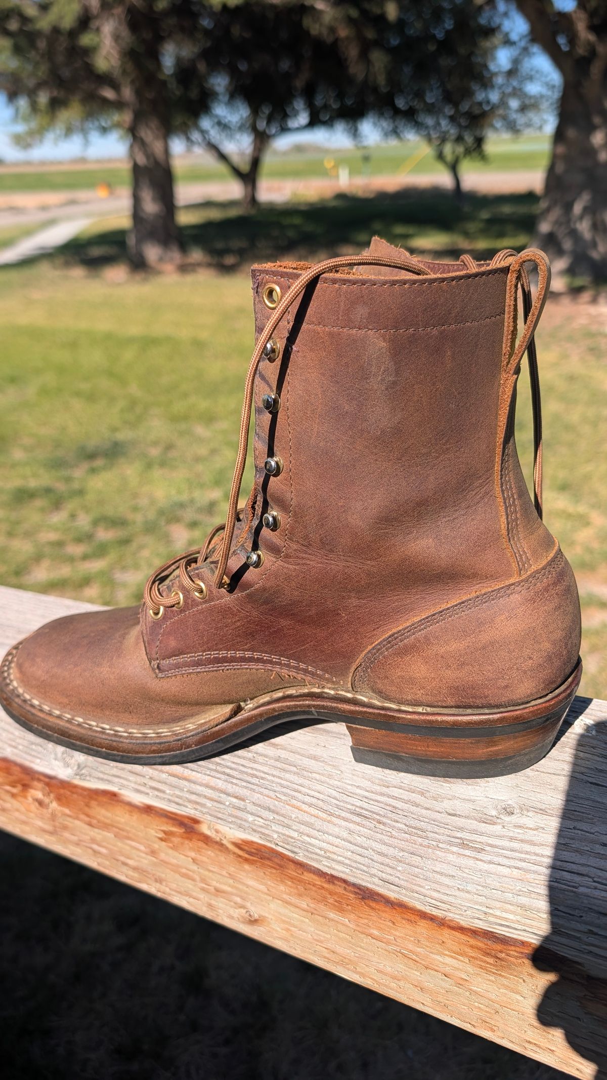 Photo by dohyde34 on June 12, 2026 of the White's Stockman in Seidel Distressed Smooth.