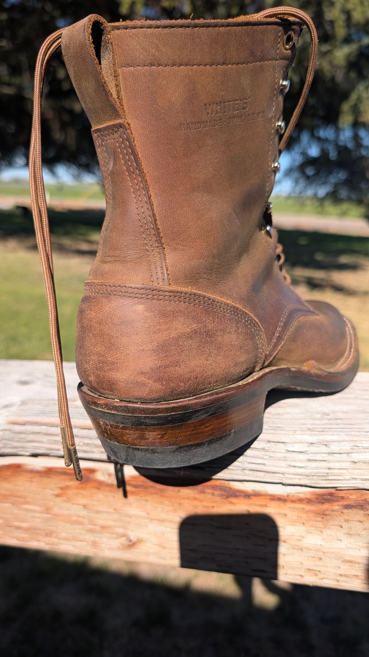 Photo by dohyde34 on June 12, 2026 of the White's Stockman in Seidel Distressed Smooth.