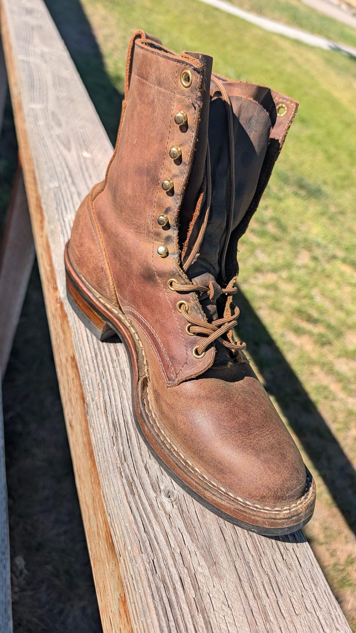 Photo by dohyde34 on June 12, 2026 of the White's Stockman in Seidel Distressed Smooth.