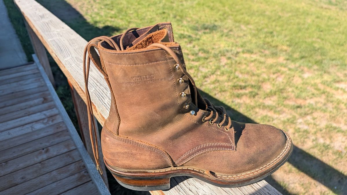 Photo by dohyde34 on June 12, 2026 of the White's Stockman in Seidel Distressed Smooth.