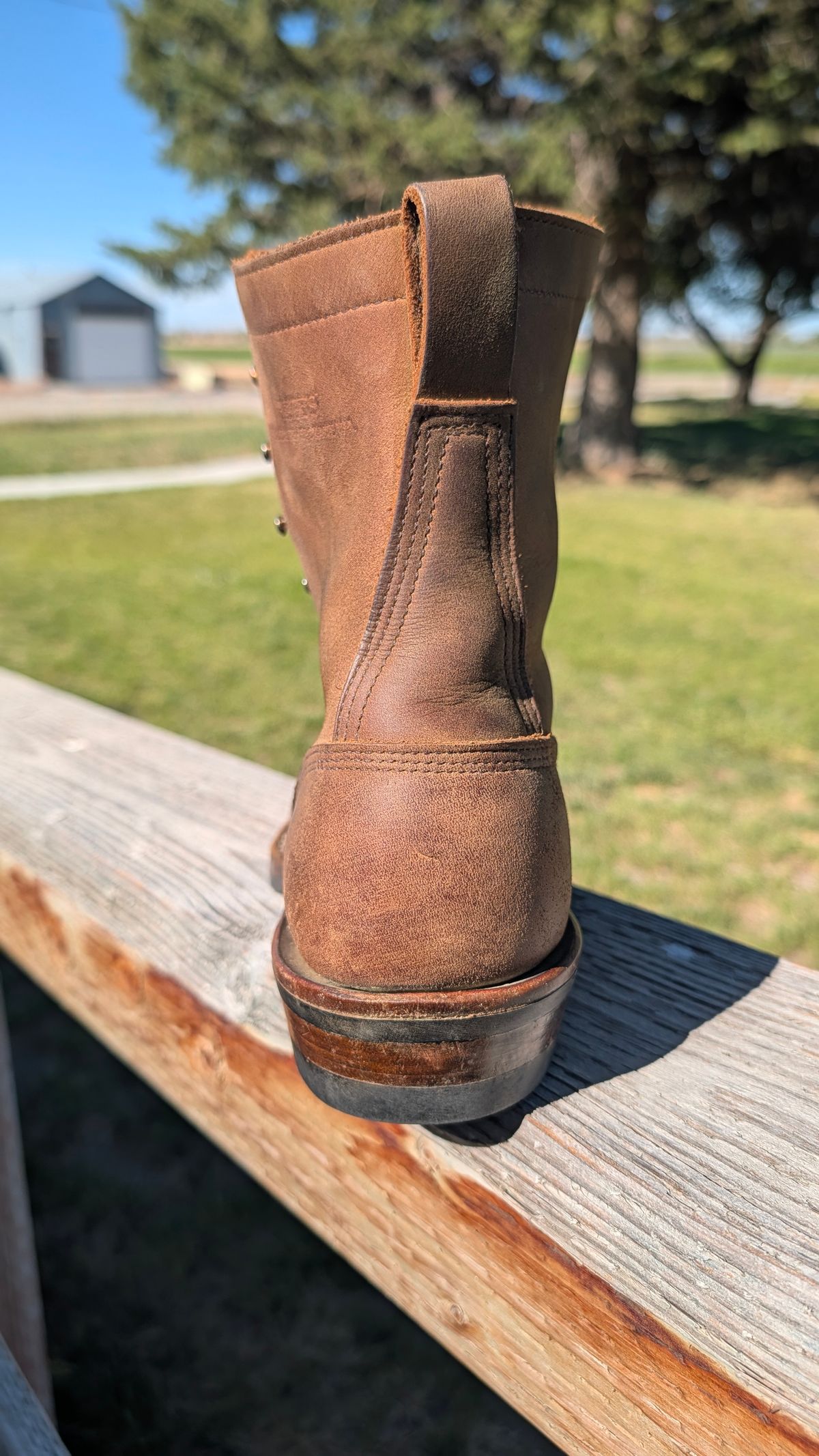 Photo by dohyde34 on June 12, 2026 of the White's Stockman in Seidel Distressed Smooth.