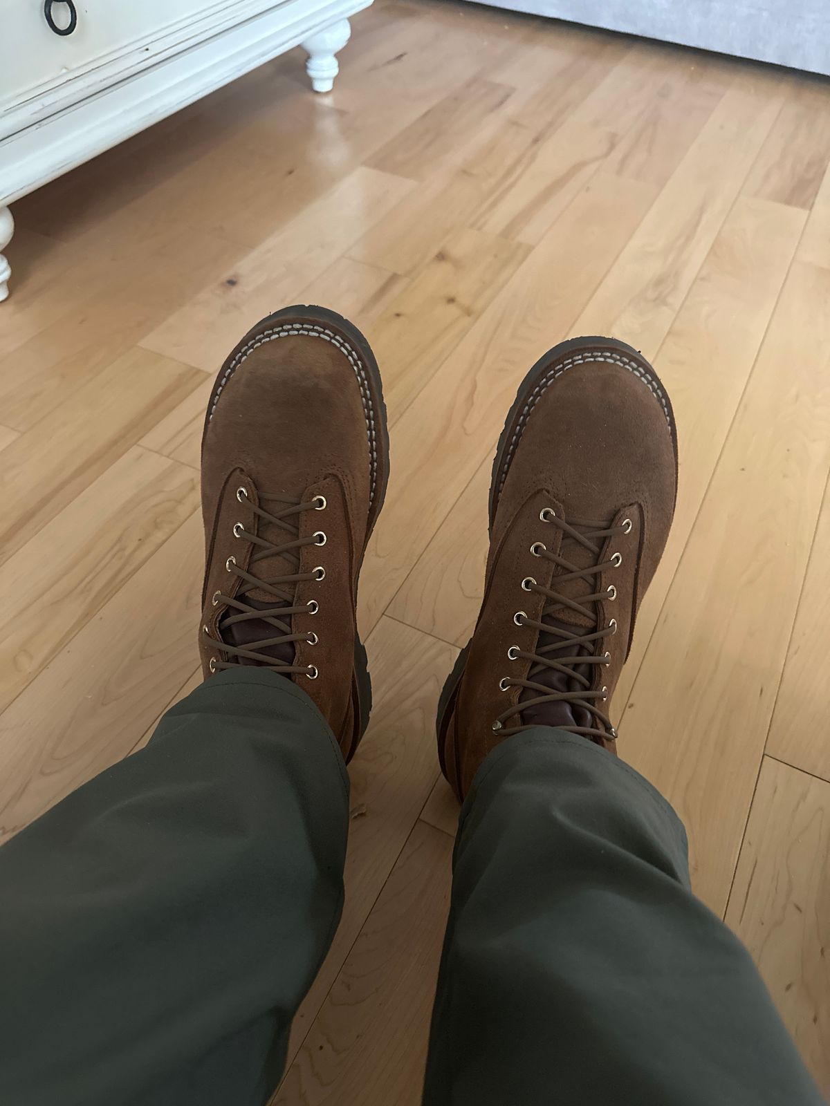 Photo by Clarsenoffroad on June 1, 2025 of the Nicks Gamebreaker in Brown Roughout.