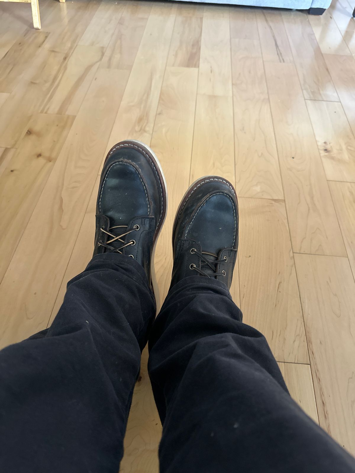 Photo by Clarsenoffroad on July 5, 2025 of the Truman Moc Toe in Black Teacore.