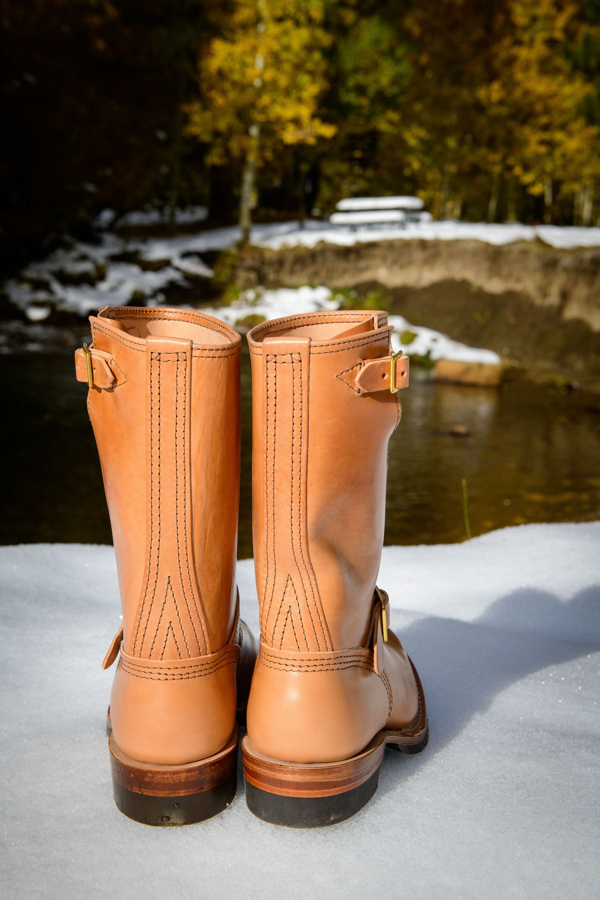 Photo by kungfubeach on November 1, 2025 of the Wesco Mister Lou in Maryam Natural Horsebutt.