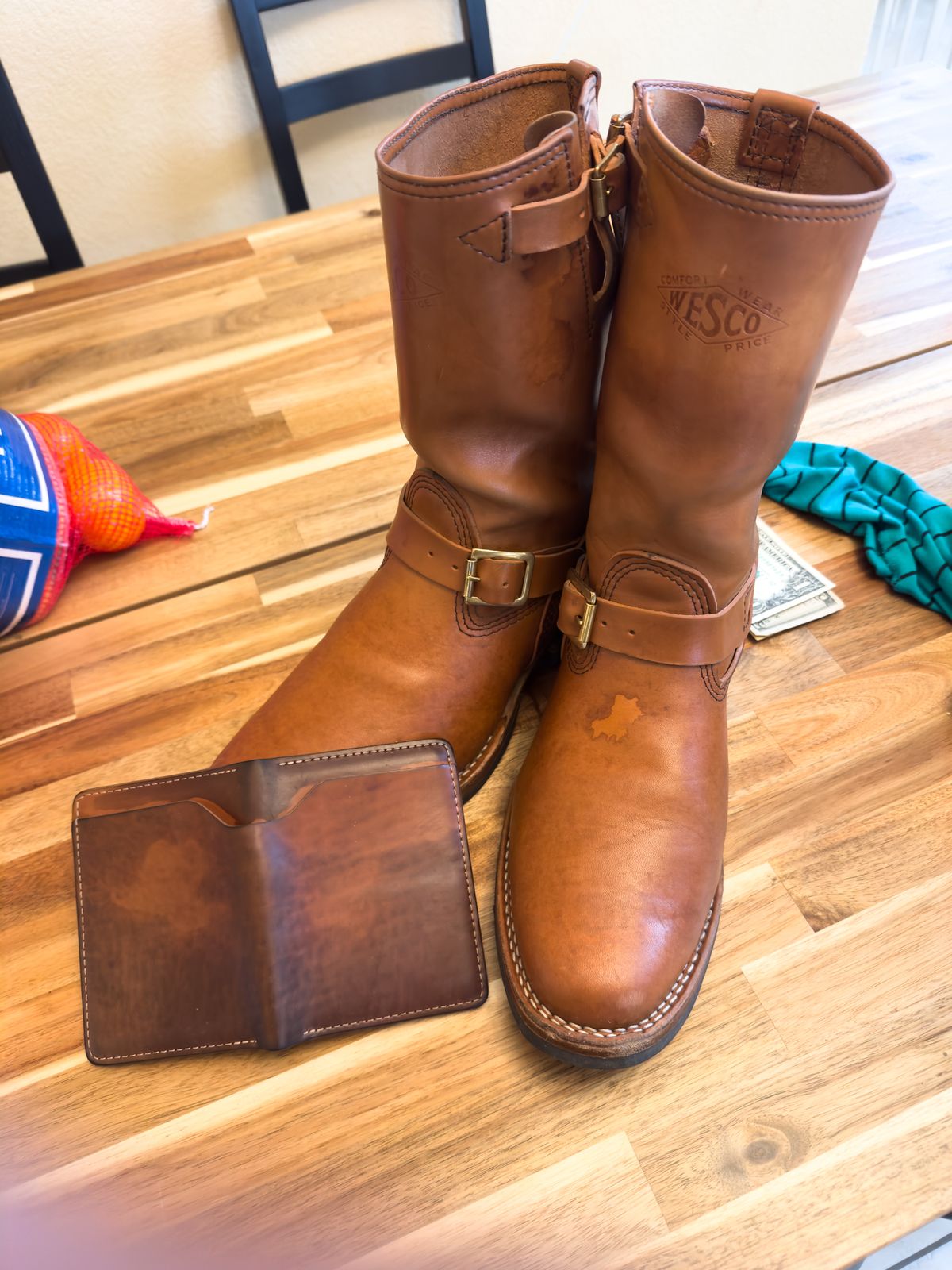 Photo by kungfubeach on December 4, 2025 of the Wesco Mister Lou in Maryam Natural Horsebutt.