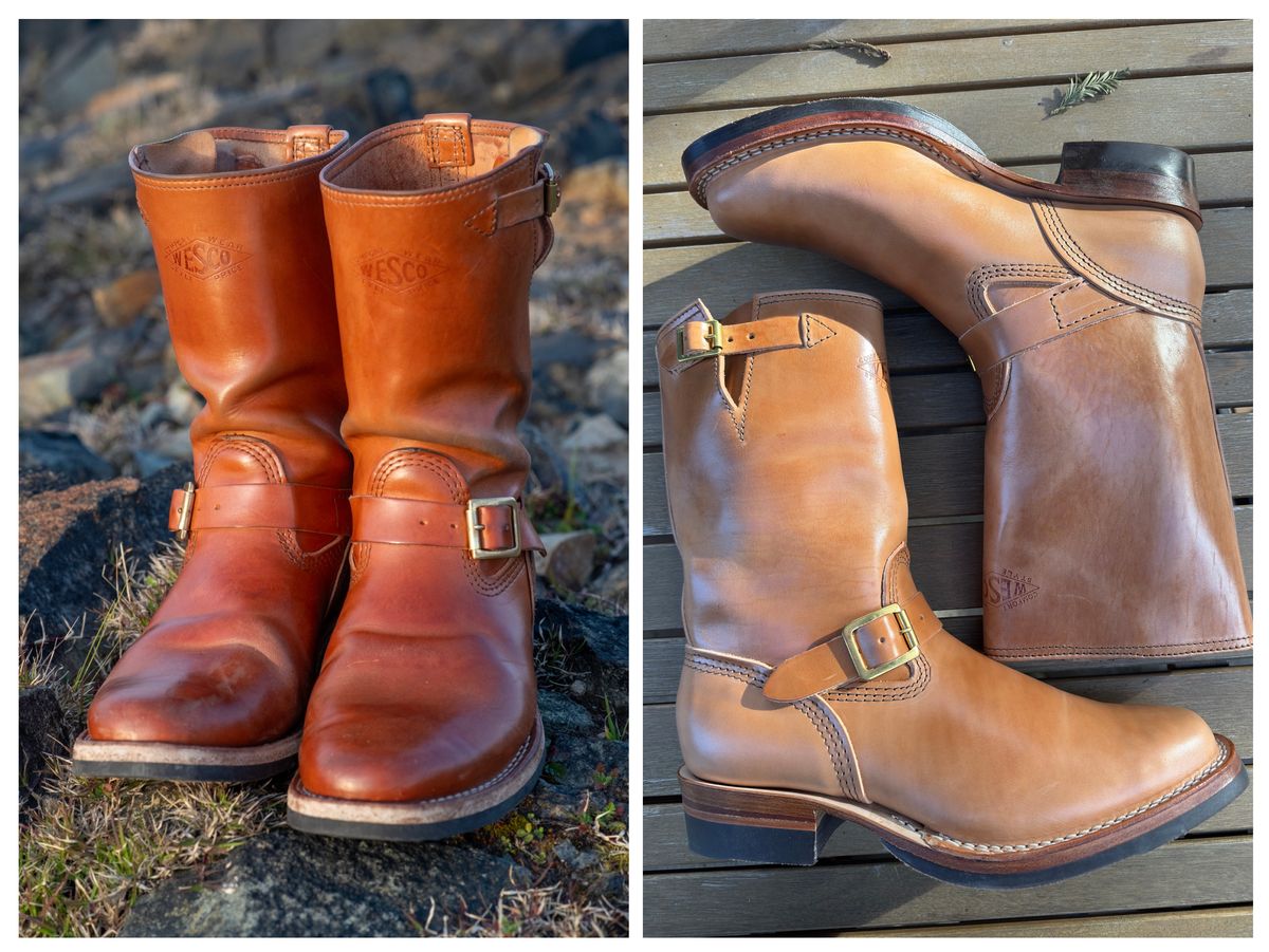 Photo by kungfubeach on February 1, 2026 of the Wesco Mister Lou in Maryam Natural Horsebutt.