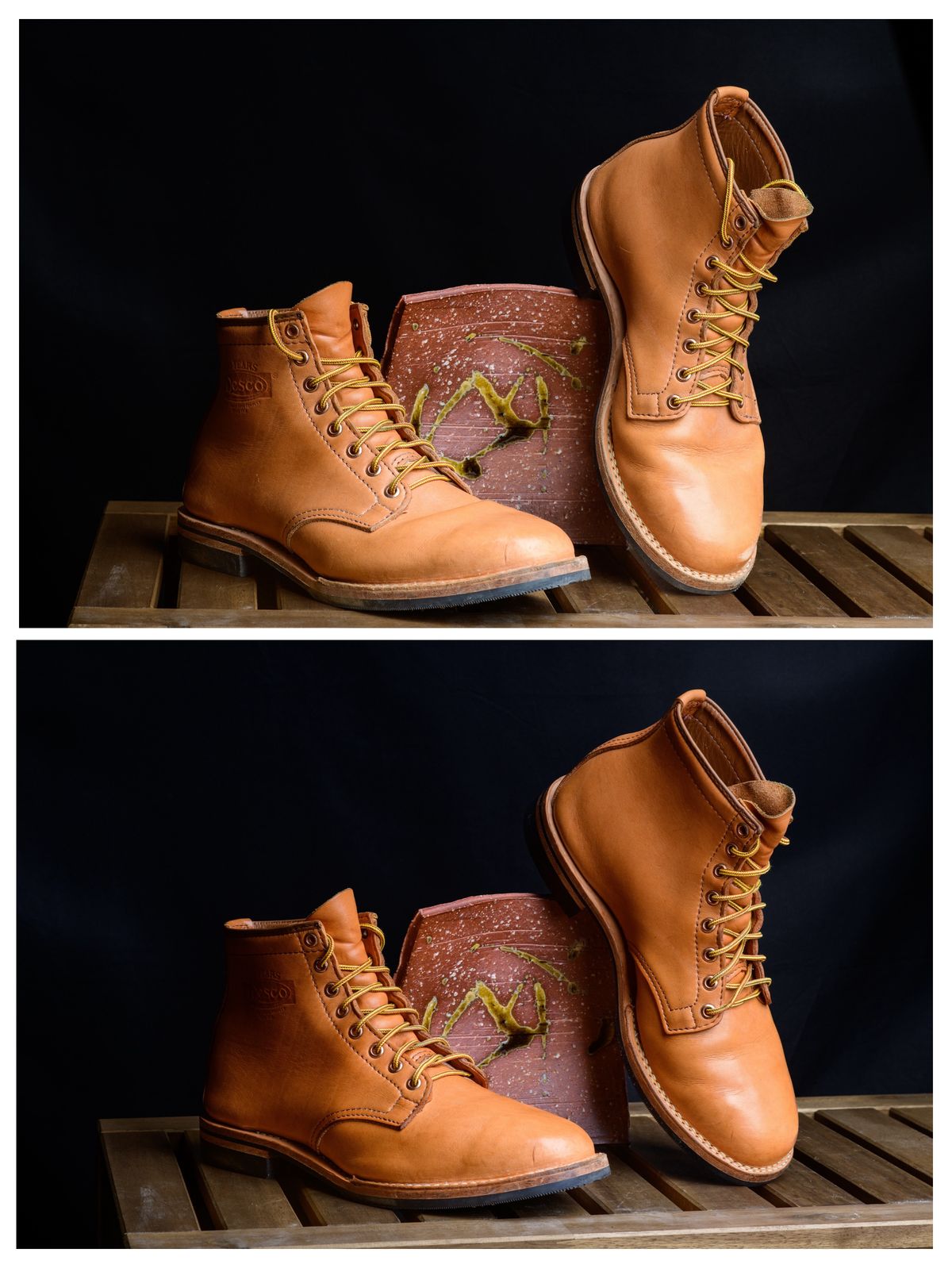 Photo by kungfubeach on November 14, 2025 of the Wesco Johannes in Horween Natural Essex.