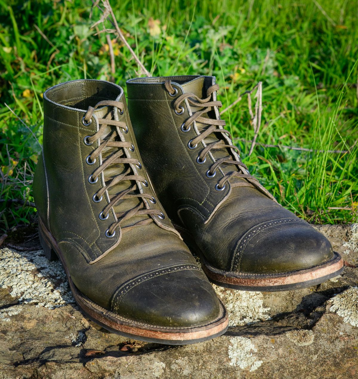 Photo by kungfubeach on February 5, 2026 of the Viberg Service Boot in Horween Olive Chromepak.