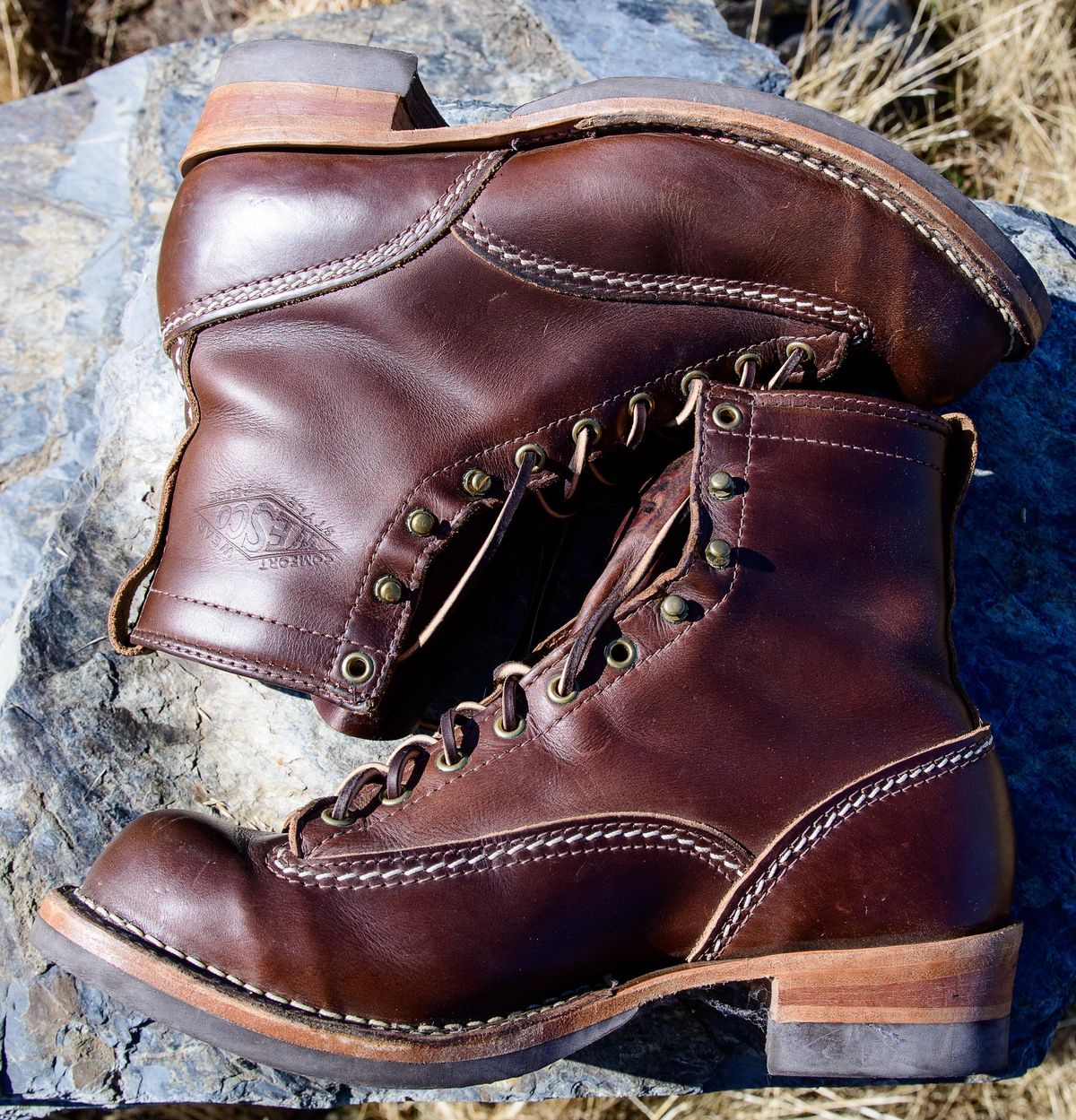 Photo by kungfubeach on October 11, 2025 of the Wesco Jobmaster in Horween Brown Chromexcel.
