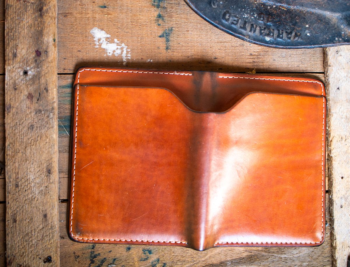 Photo by kungfubeach on January 4, 2026 of the Ashland Leather Fat Herbie in Horween Natural Shell Cordovan.