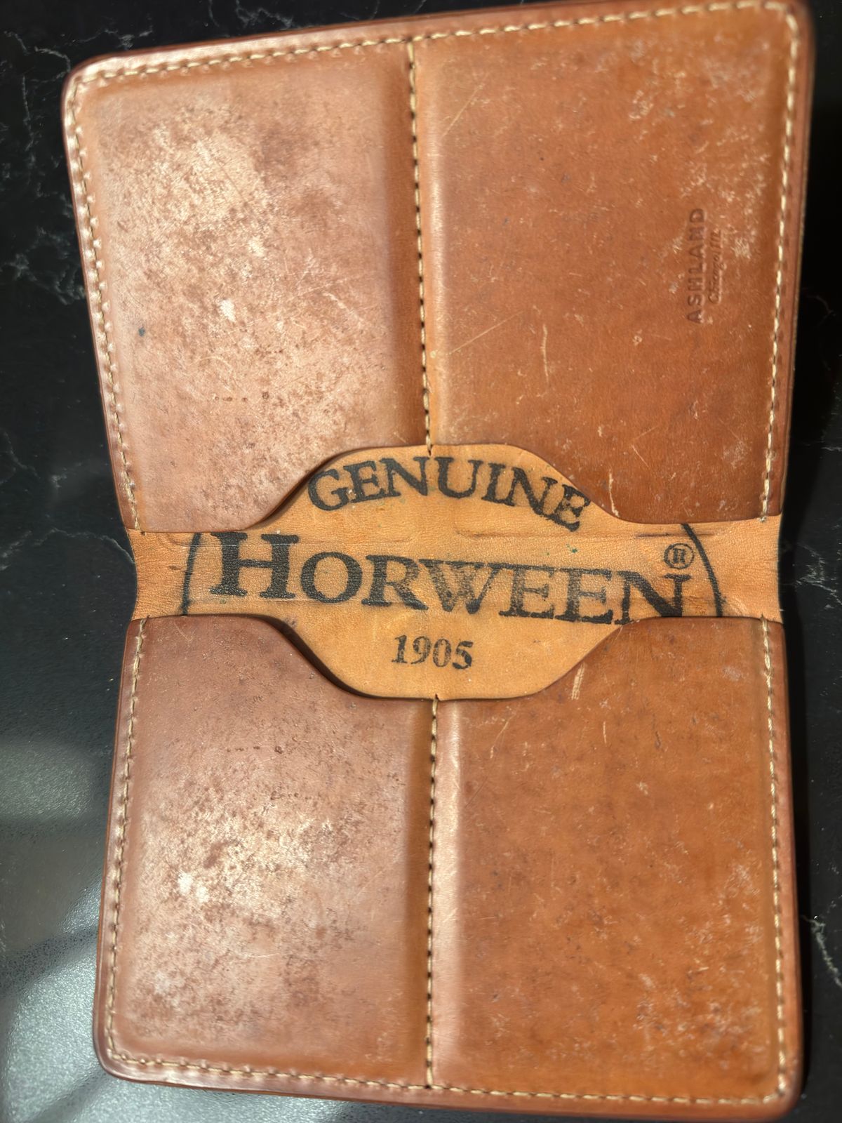 Photo by kungfubeach on February 5, 2026 of the Ashland Leather Fat Herbie in Horween Natural Shell Cordovan.