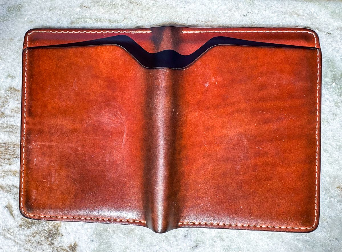 Photo by kungfubeach on April 6, 2026 of the Ashland Leather Fat Herbie in Horween Natural Shell Cordovan.