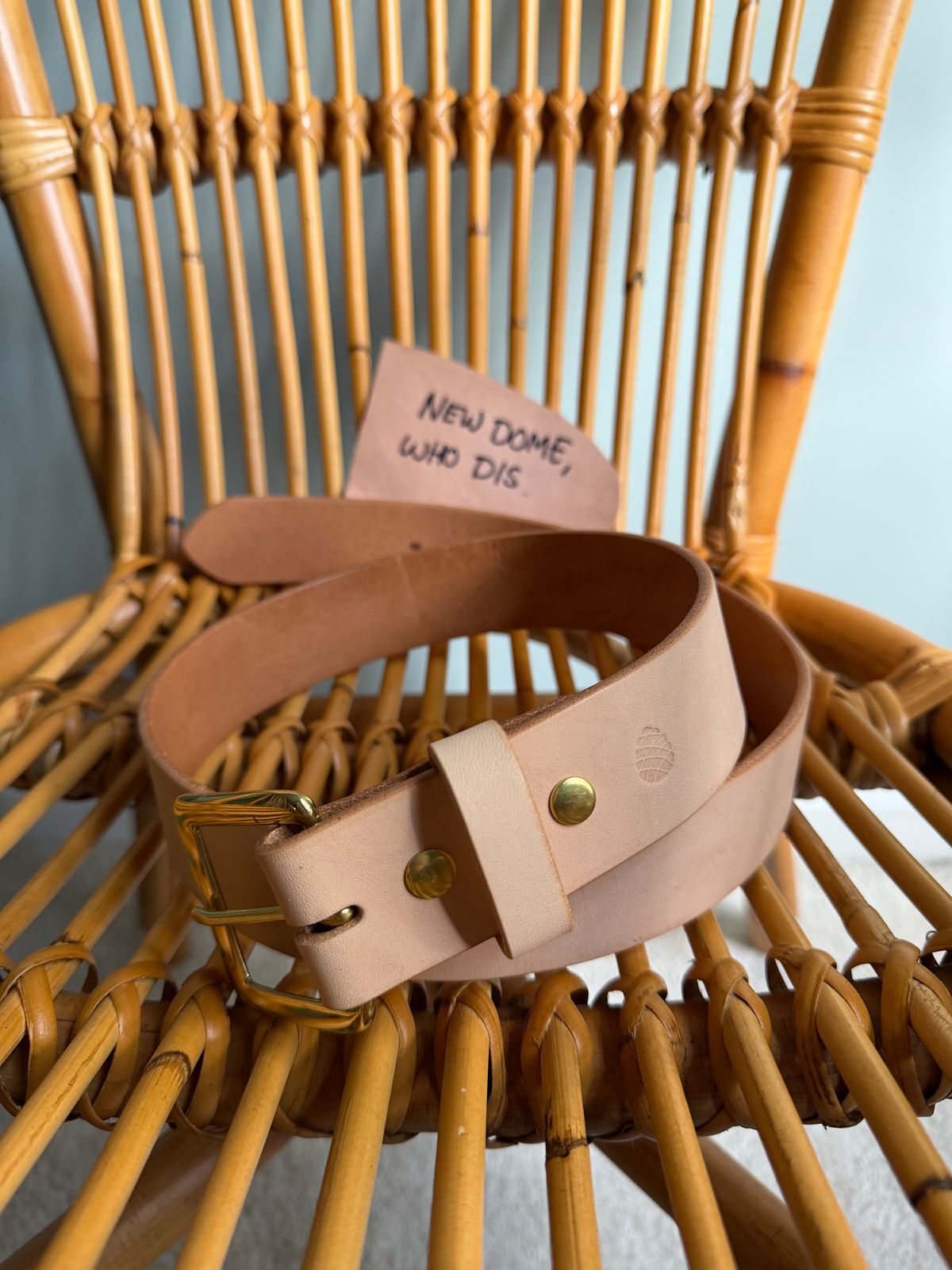 Photo by jaredbrewer on October 3, 2025 of the M and W Leather The Neuse in Natural Bridle.