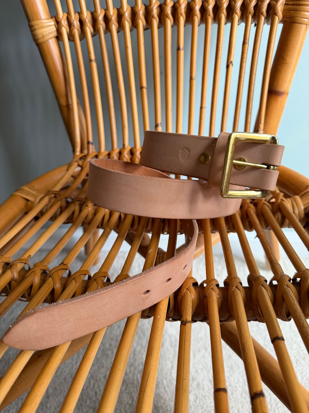 Photo by jaredbrewer on November 3, 2025 of the M and W Leather The Neuse in Natural Bridle.