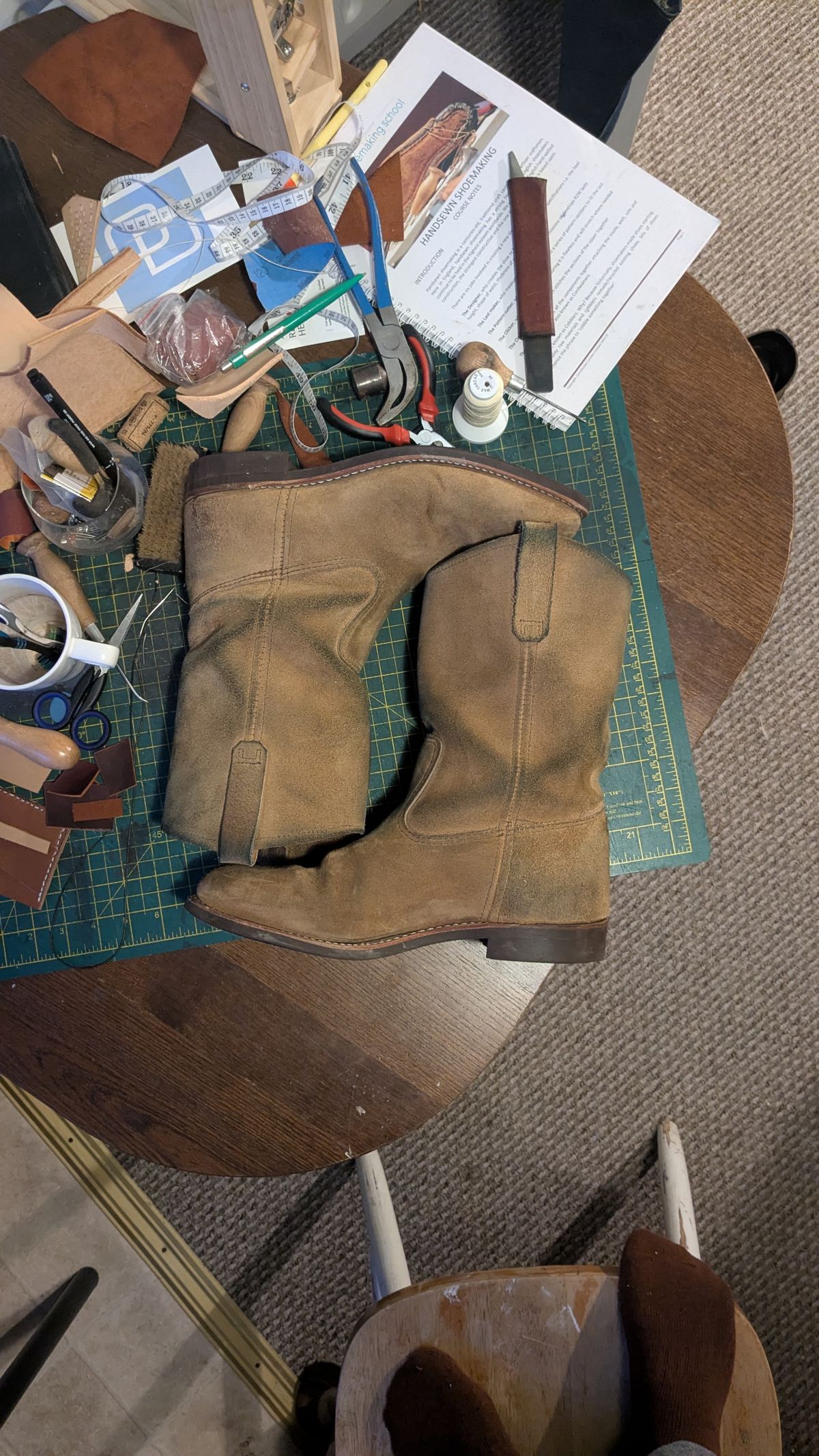 Photo by swoob on November 1, 2025 of the Red Wing Pecos in S.B. Foot Hawthorne Muleskinner.