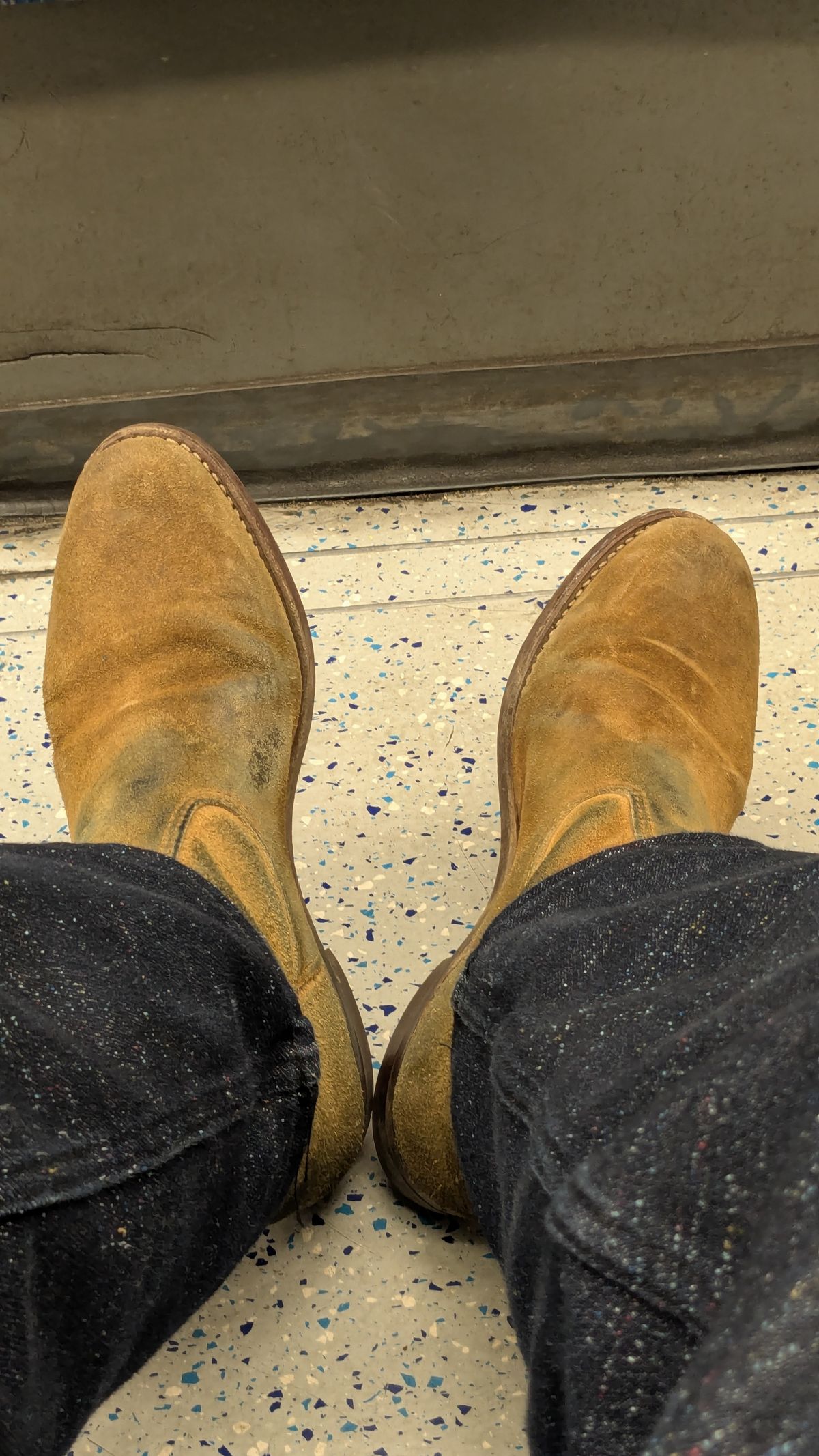 Photo by swoob on January 31, 2026 of the Red Wing Pecos in S.B. Foot Hawthorne Muleskinner.