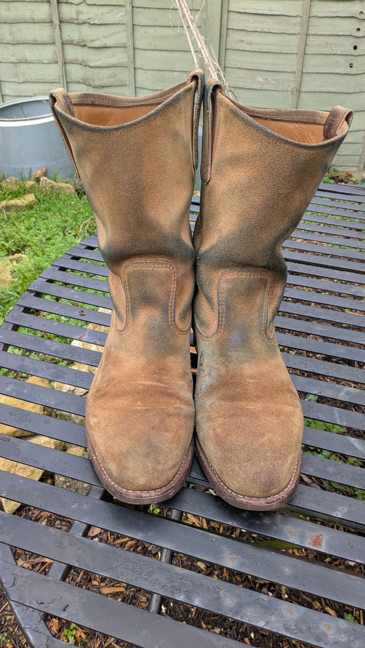 Photo by swoob on February 1, 2026 of the Red Wing Pecos in S.B. Foot Hawthorne Muleskinner.