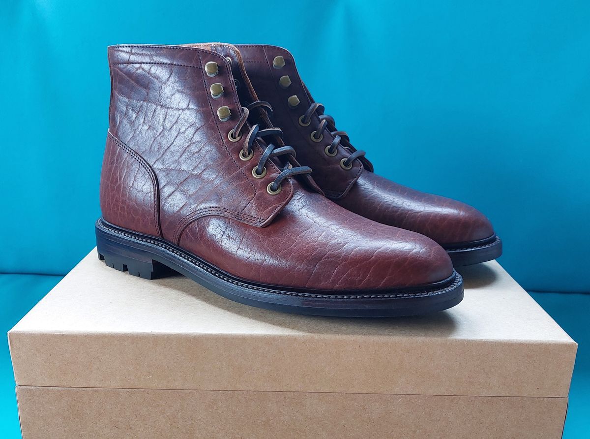 Photo by Wiseacre on February 24, 2026 of the Grant Stone Diesel Boot in Seidel Walnut Bison.