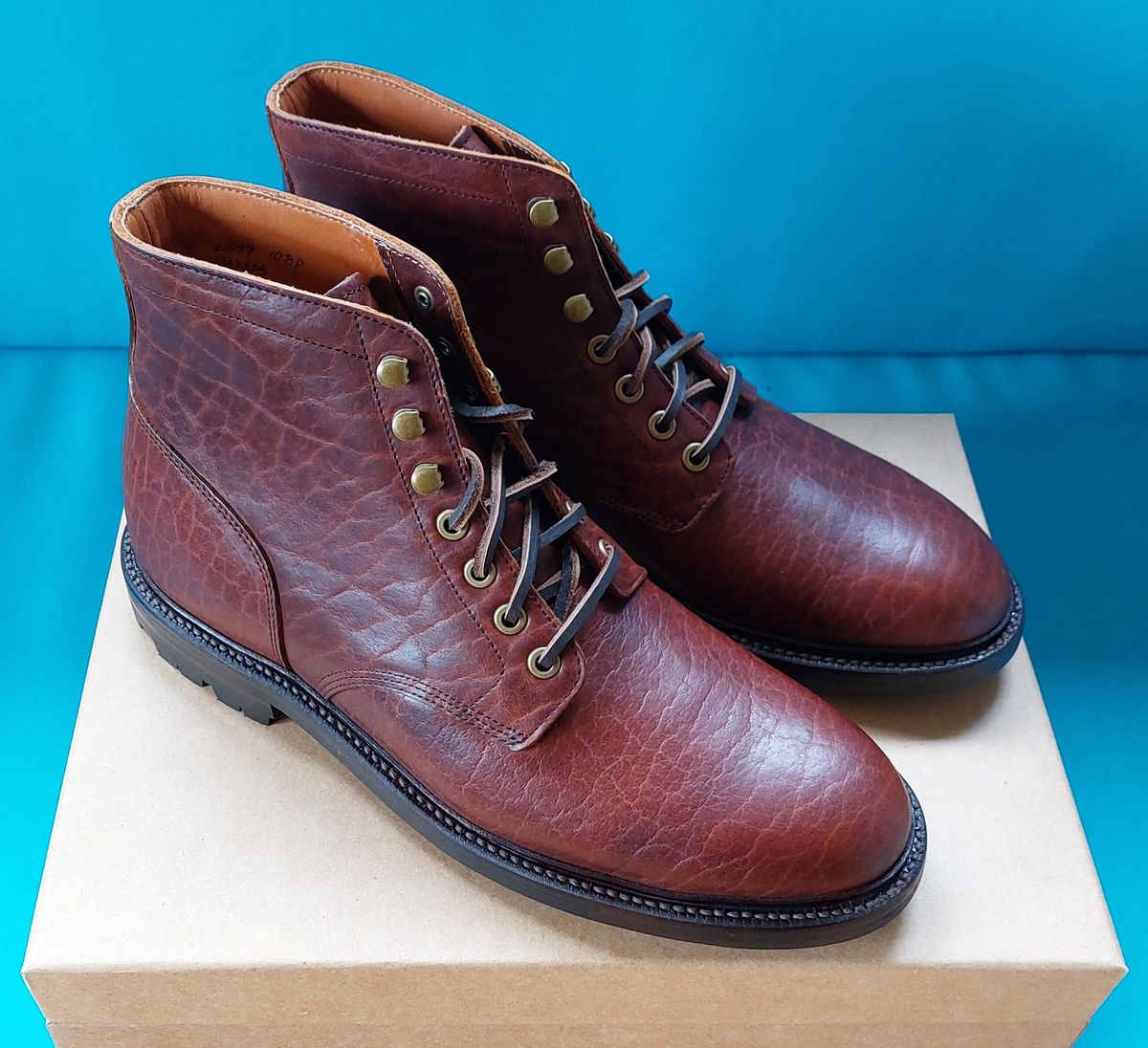 Photo by Wiseacre on February 24, 2026 of the Grant Stone Diesel Boot in Seidel Walnut Bison.