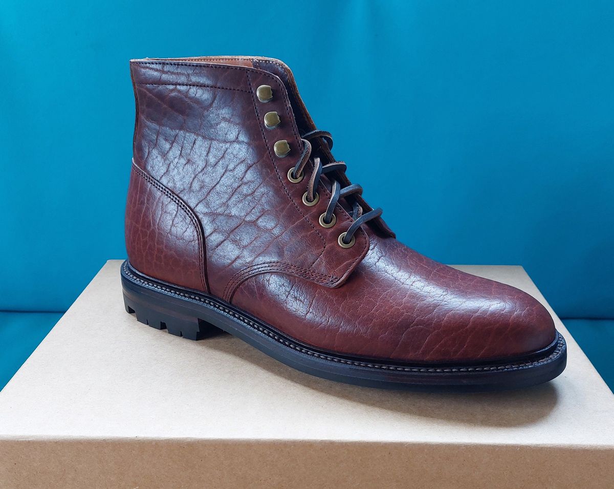 Photo by Wiseacre on February 24, 2026 of the Grant Stone Diesel Boot in Seidel Walnut Bison.