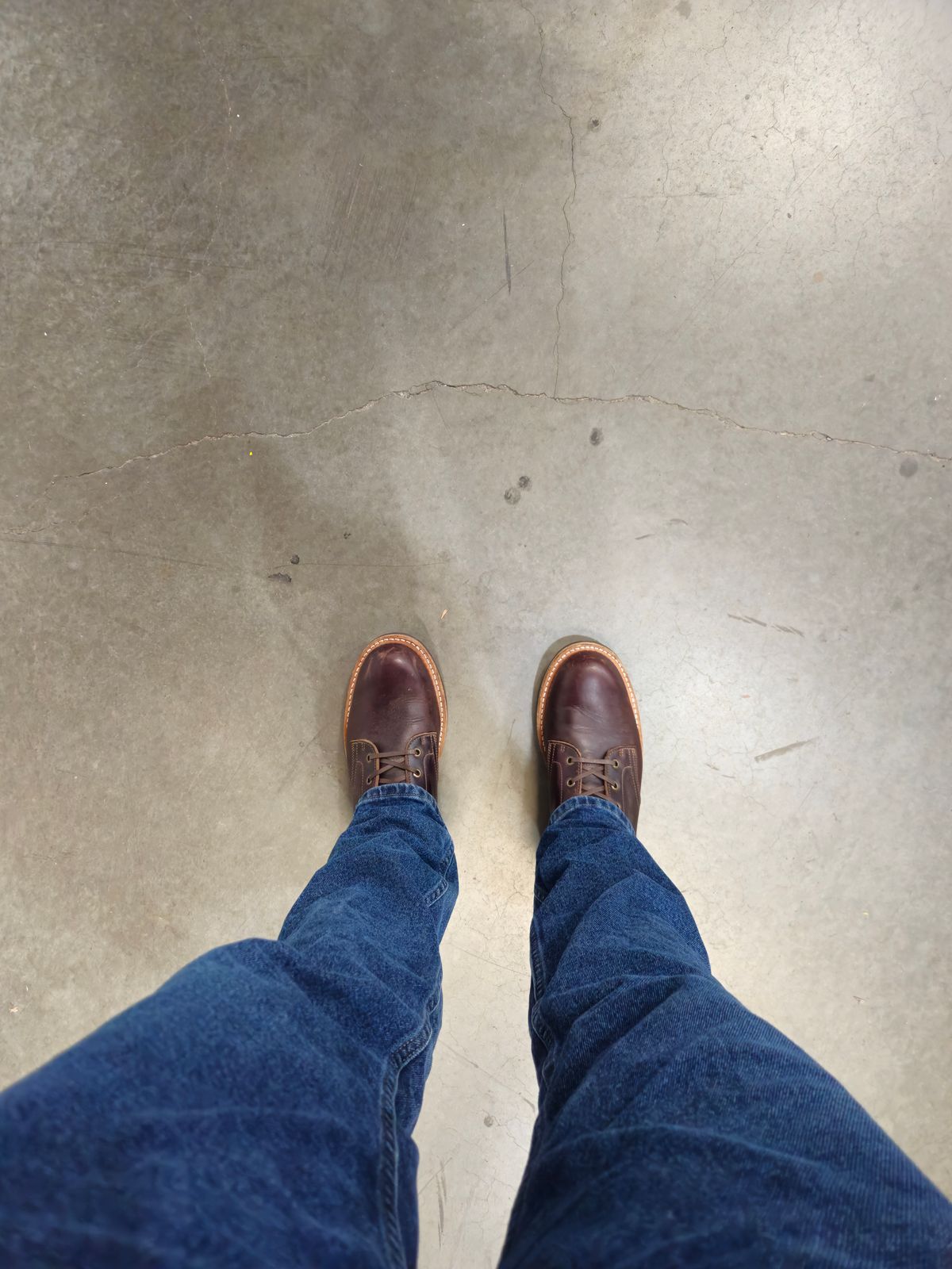 Photo by jhiatt77 on June 5, 2026 of the Truman Plain Toe Boot in Seidel Bay Double Shot.