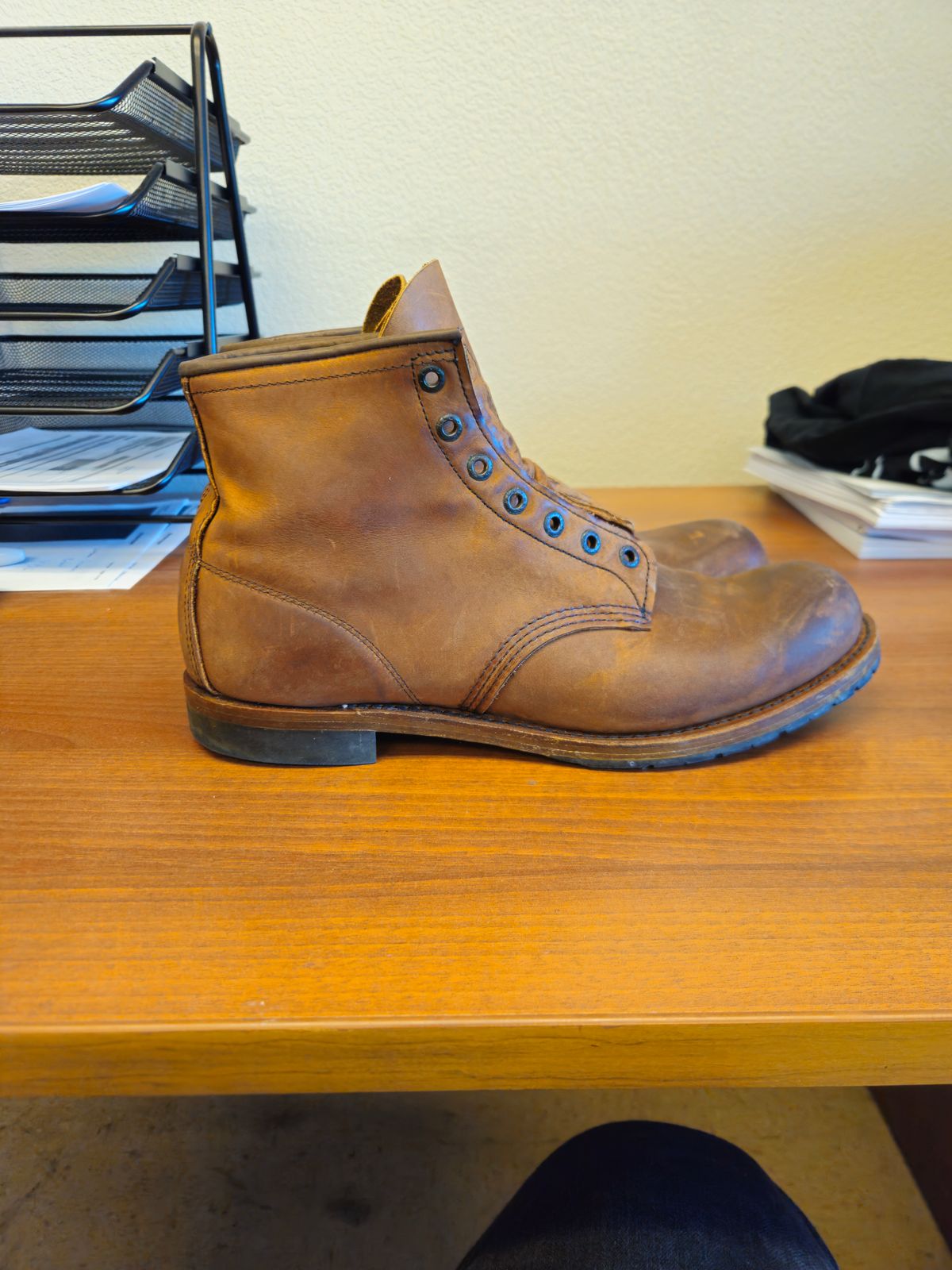 Photo by jhiatt77 on April 8, 2026 of the Red Wing Beckman 4579 in S.B. Foot Gaucho Yuma.