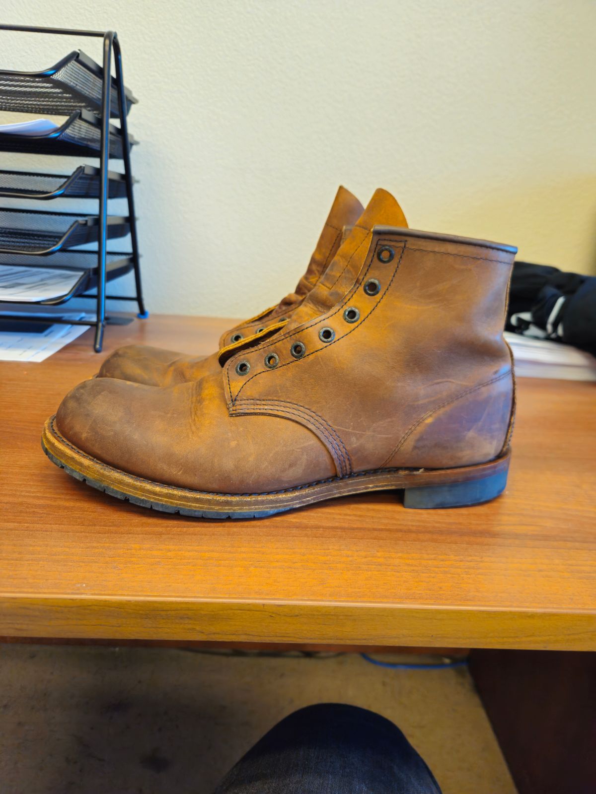 Photo by jhiatt77 on April 8, 2026 of the Red Wing Beckman 4579 in S.B. Foot Gaucho Yuma.