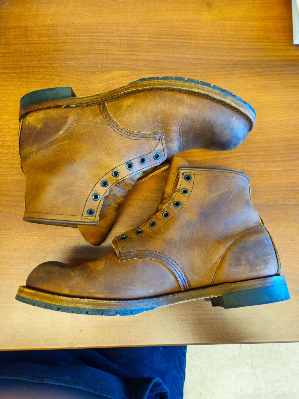 Photo by jhiatt77 on April 8, 2026 of the Red Wing Beckman 4579 in S.B. Foot Gaucho Yuma.