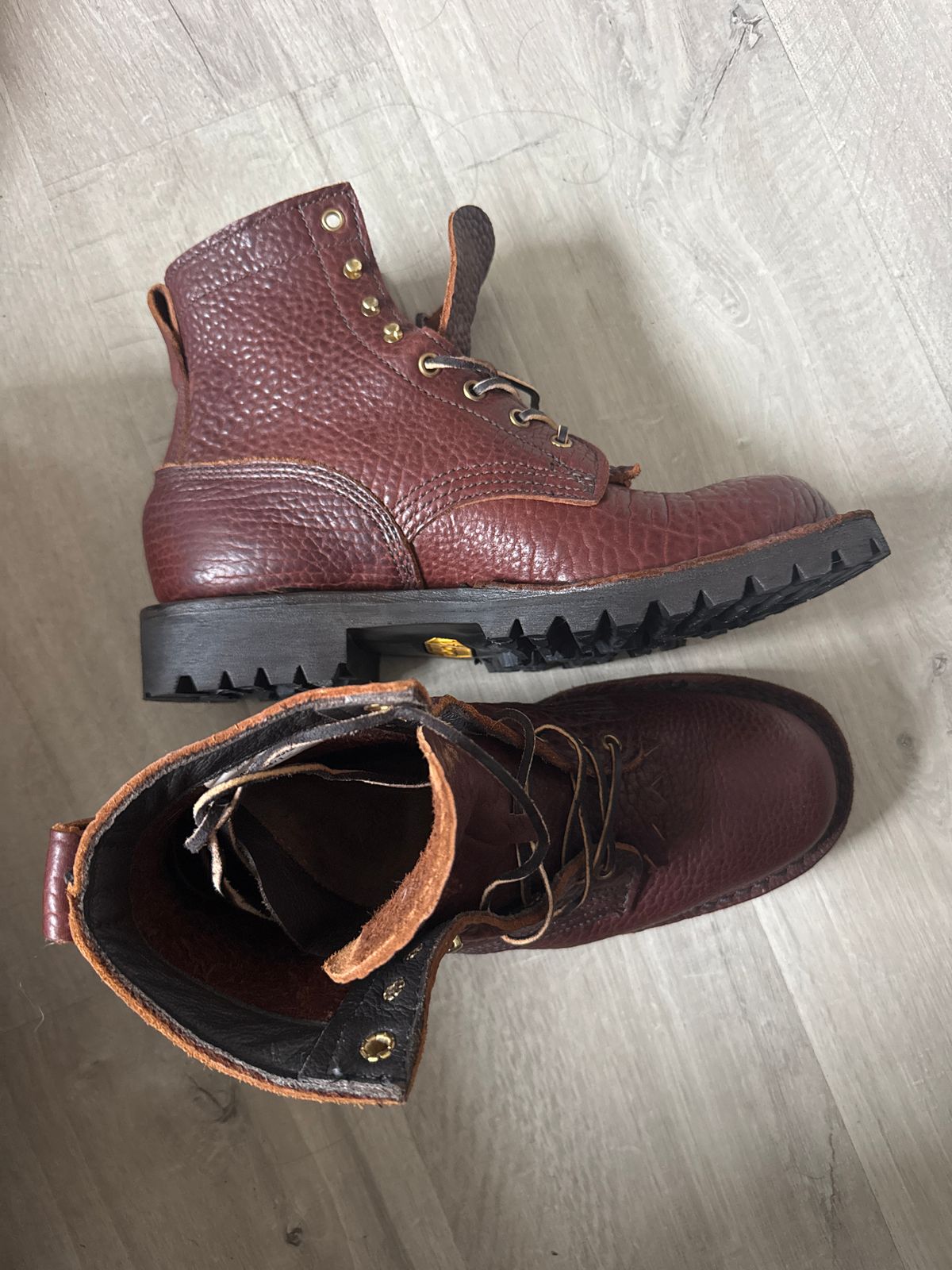 Photo by theberries on October 24, 2025 of the JK Boots O.T. in Bison Smooth.