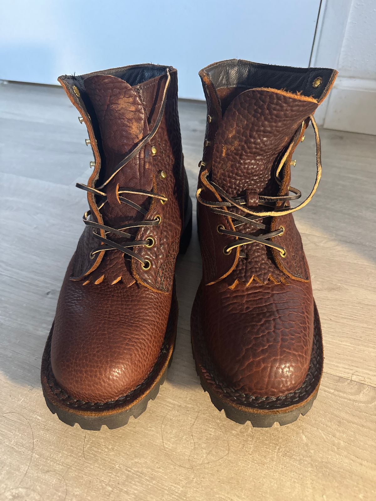 Photo by theberries on November 16, 2025 of the JK Boots O.T. in Bison Smooth.