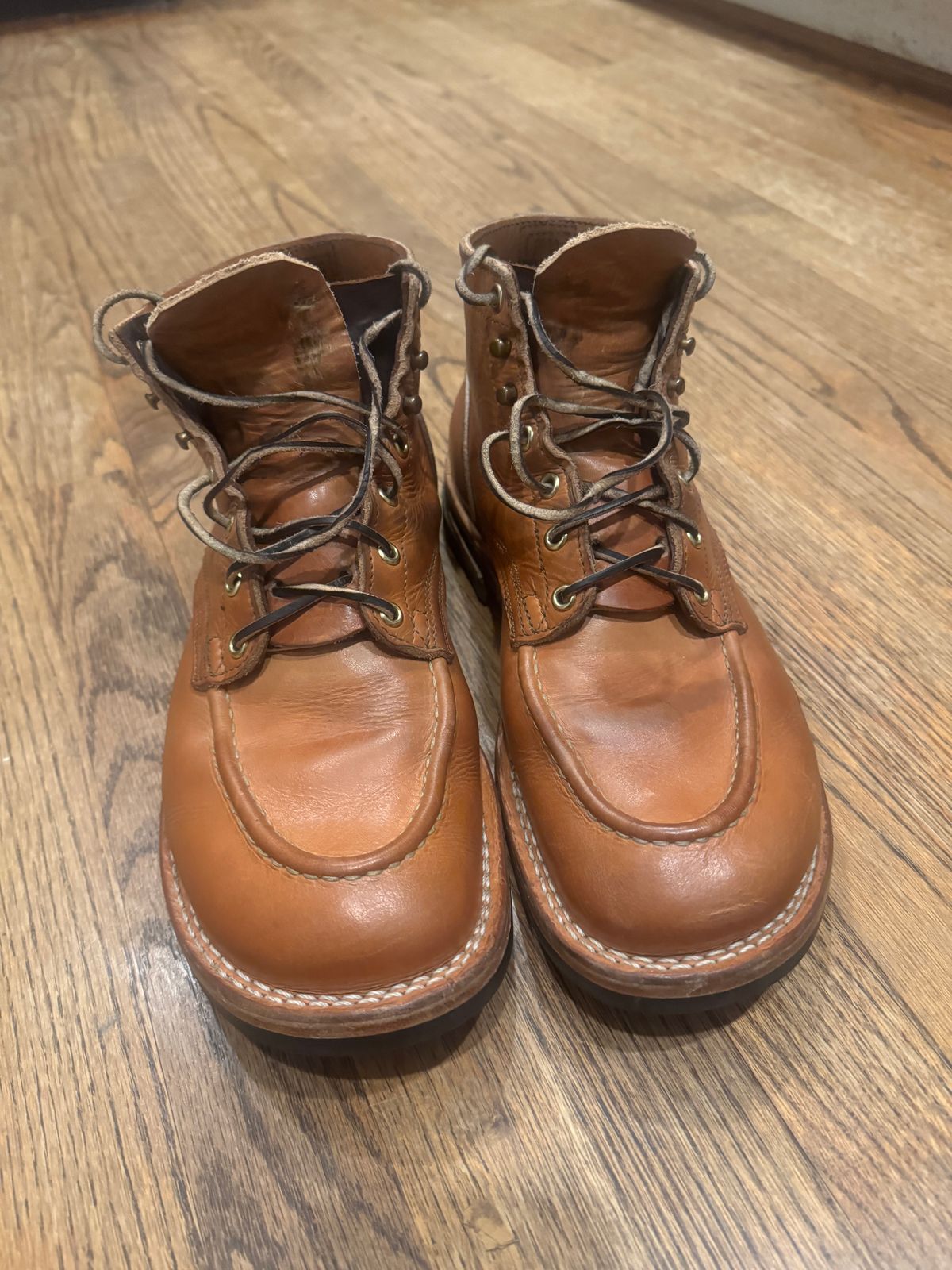 Photo by joecon on December 3, 2025 of the Nicks Custom Model in Horween Light Natural Dublin.