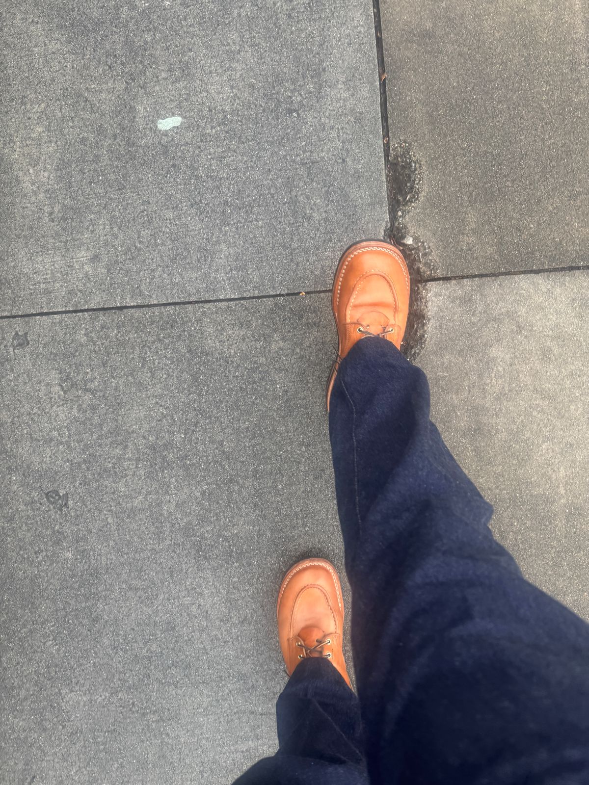 Photo by joecon on February 11, 2026 of the Nicks Custom Model in Horween Light Natural Dublin.